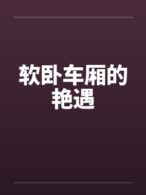 软卧车厢的艳遇