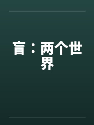 盲：两个世界by佚名笔趣阁无弹窗