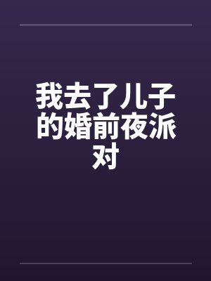 我去了儿子的婚前夜派对by佚名