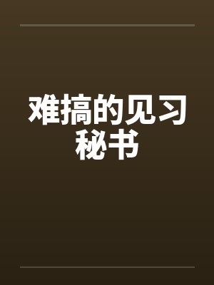 难搞的见习秘书