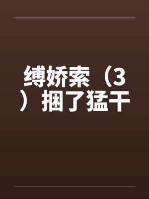 缚娇索(3)捆了猛干