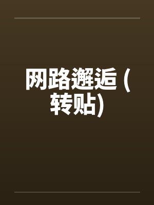 网路邂逅 (转贴)笔趣阁无弹窗