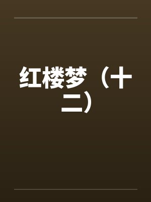 红楼梦（十二）笔趣阁无弹窗