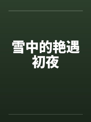 雪中的艳遇初夜by佚名笔趣阁无弹窗