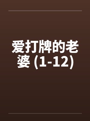 爱打牌的老婆 (1-12)笔趣阁无弹窗