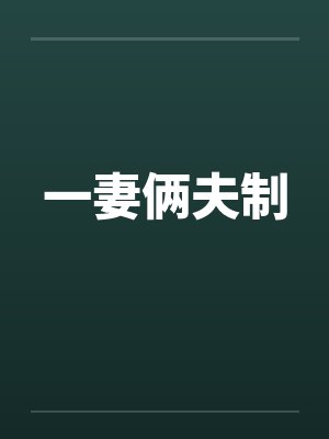 一妻俩夫制by佚名