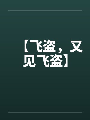 【飞盗,又见飞盗】笔趣阁无弹窗