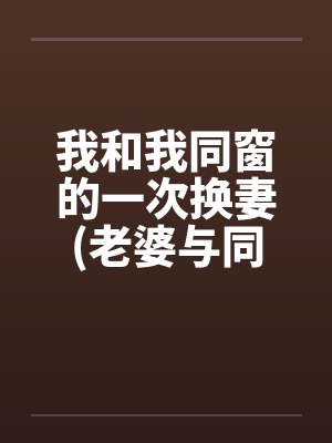 我和我同窗的一次换妻(老婆与同伙妻)