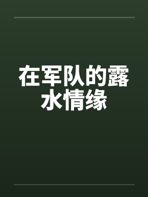 在军队的露水情缘by佚名