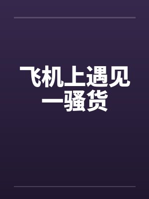 飞机上遇见一骚货by佚名